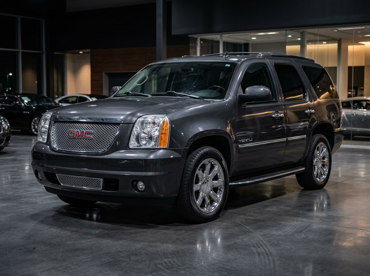 2009 GMC Yukon Denali front three-quarter angle